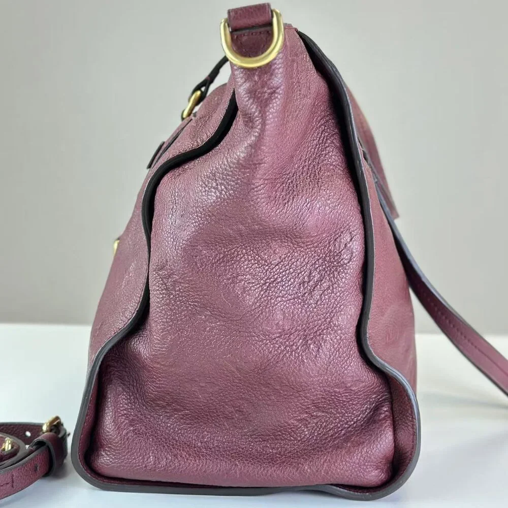 Louis Vuitton Burgundy Empreinte Leather Shoulder Bag Crossbody - Picture 4 of 8